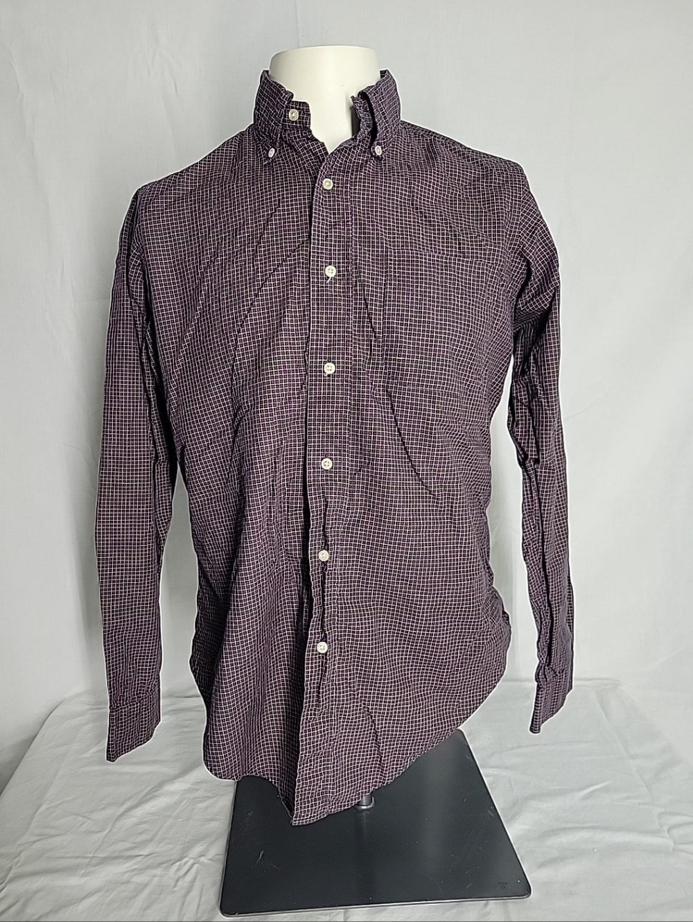 Kenneth Gordon Men's Button-Down Long Sleeve Shirt